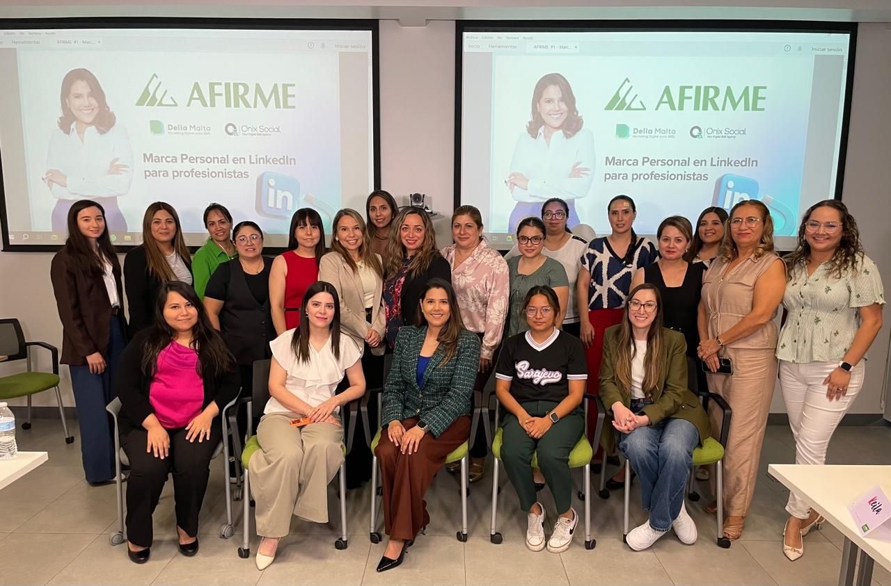 Taller «Marca Personal en LinkedIn para profesionistas» impartido por Delia Malta en AFIRME