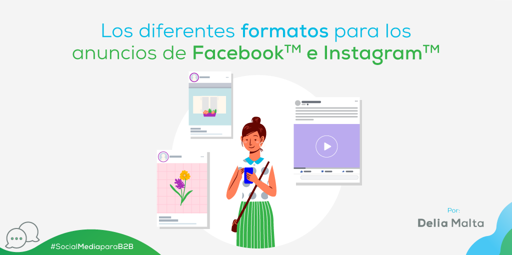 Los diferentes formatos para los anuncios de Facebook e Instagram